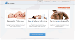 Desktop Screenshot of osteopathie-lormont.com