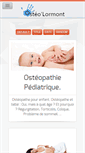 Mobile Screenshot of osteopathie-lormont.com